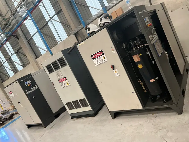 Imagem ilustrativa de Instalação de ar comprimido industrial