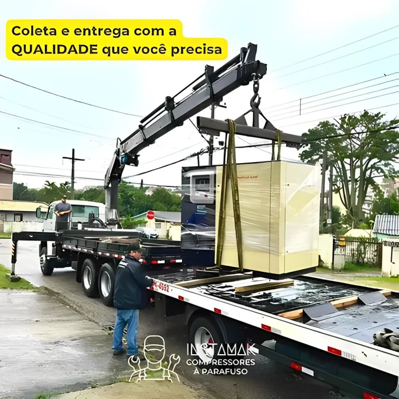 Imagem de locação de compressores