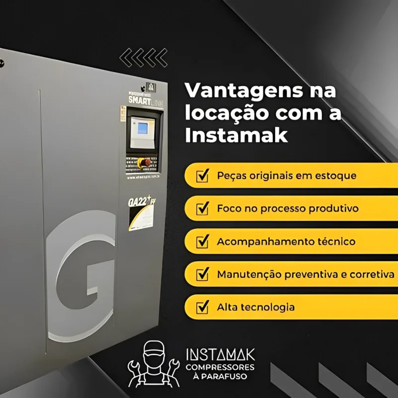 Imagem de locação de compressores